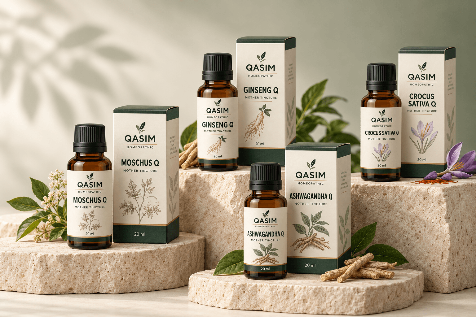 Qasim Homeopathic premium medicine collection